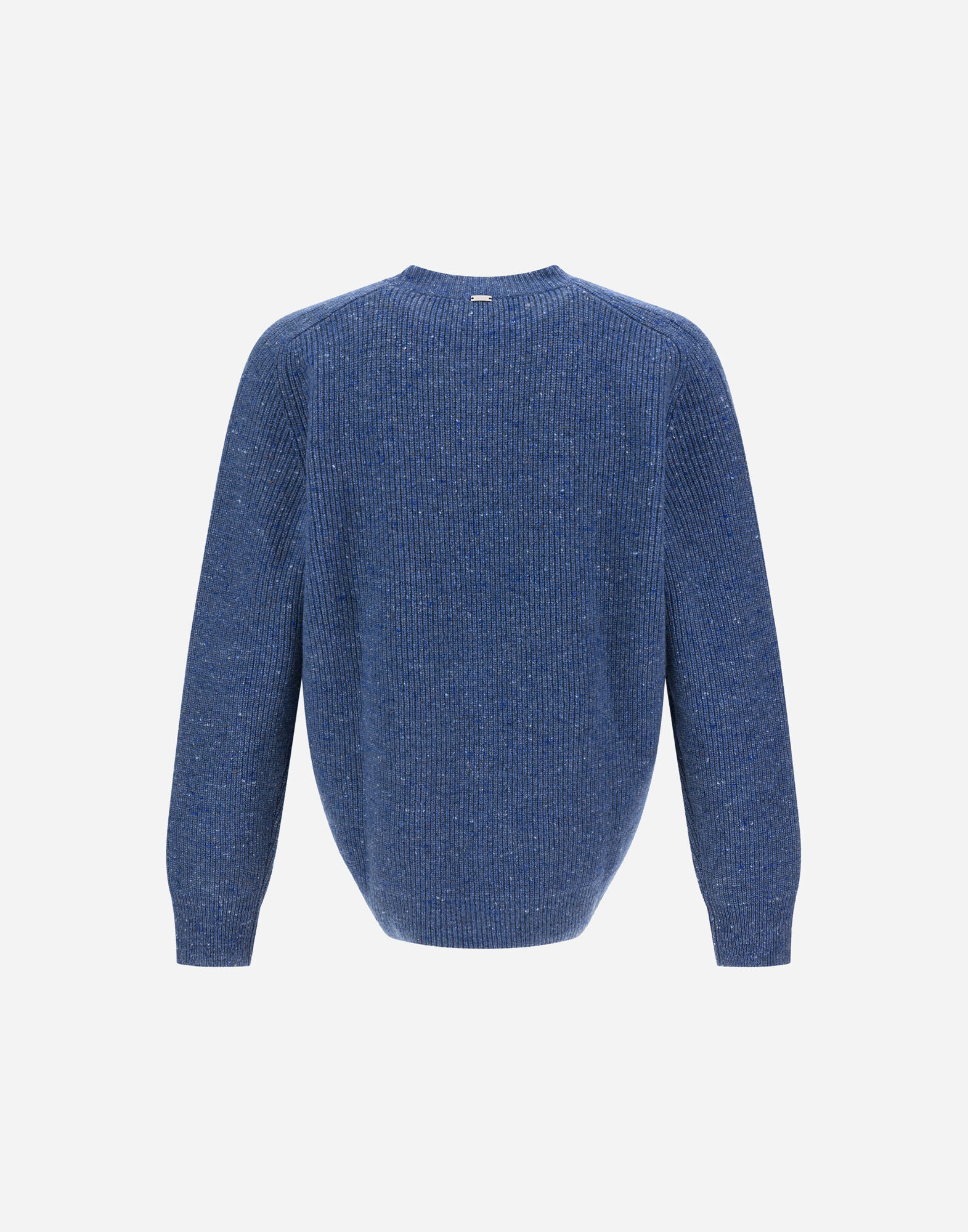 CASHMERE AND WOOL FISHERMAN'S RIB SWEATER