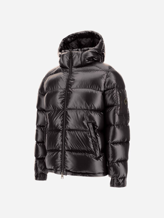 HERO DOWN JACKET IN GLOSSY NYLON
