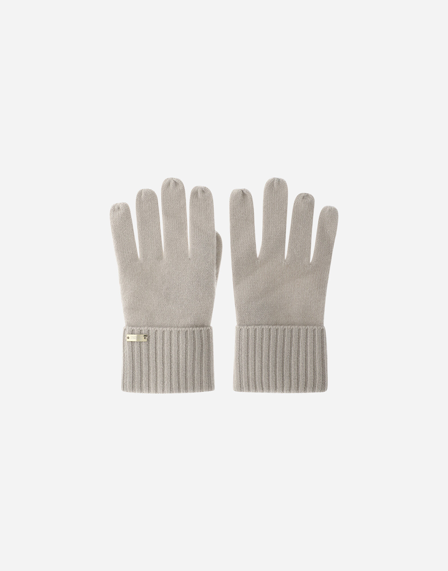 STOCKING-STITCH CASHMERE GLOVES