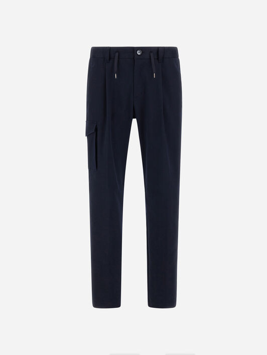 RESORT TROUSERS IN STRETCH COTTON