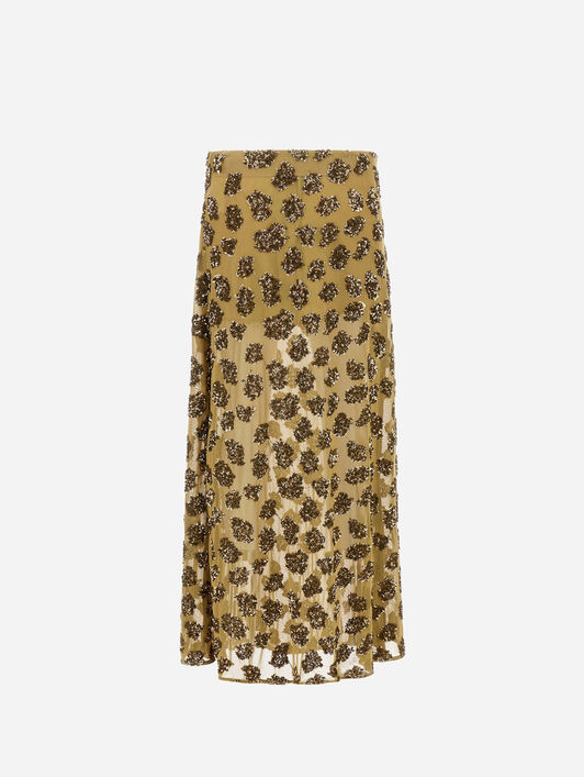 JUPE EN MESH À PAILLETTES