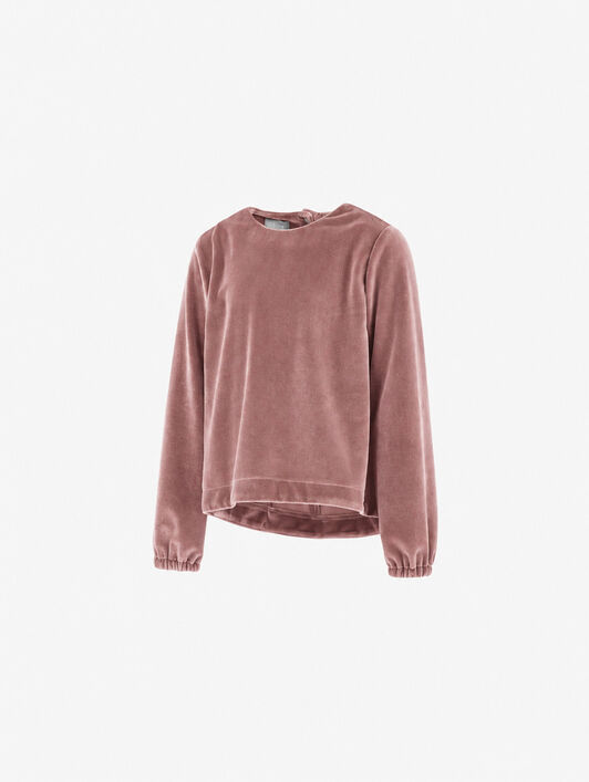SMOOTH VELVET BLOUSE