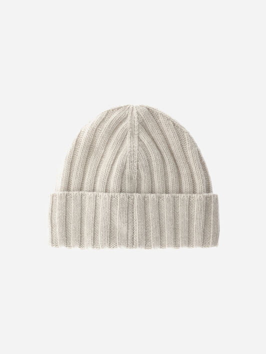 BEANIE AUS WOLLE IM RIPPSTRICK