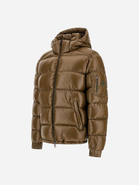 HERO DOWN JACKET IN GLOSSY NYLON