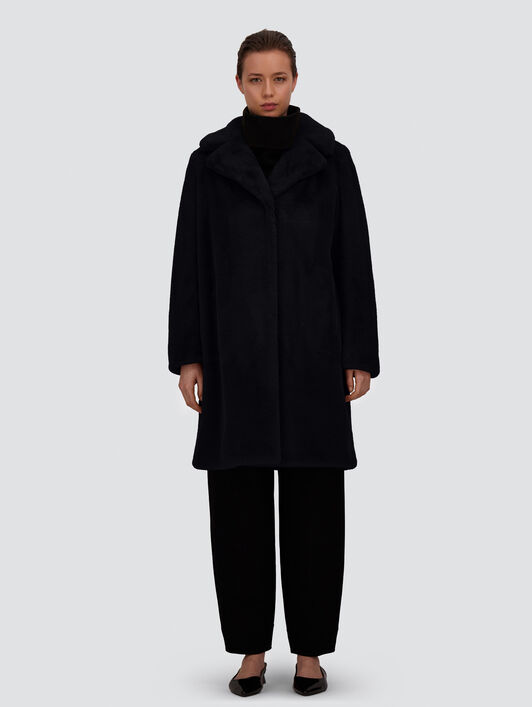 ALPACA JACKET WITH FRINGING