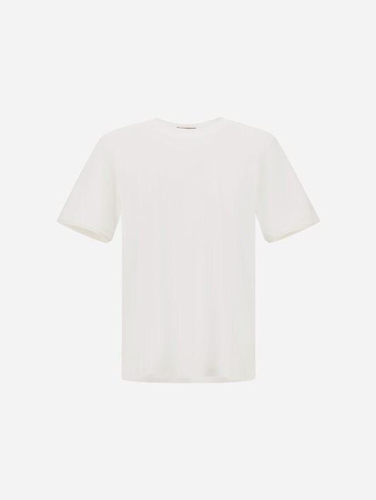 RESORT T-SHIRT IN LIGHTWEIGHT COTTON JERSEY AND STRETCH NYLON
