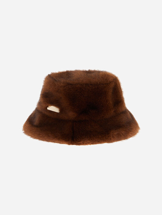 MINK-EFFECT FUR-TOUCH HAT