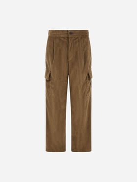 CORDUROY CARGO TROUSERS