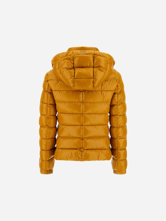 HERO DOWN JACKET IN GLOSSY NYLON