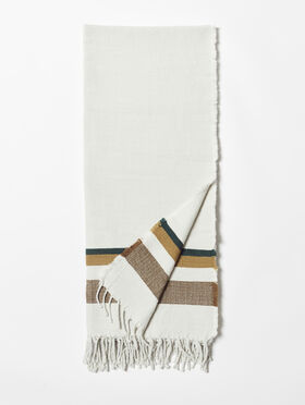COTTON AND LINEN SUMMER THROW