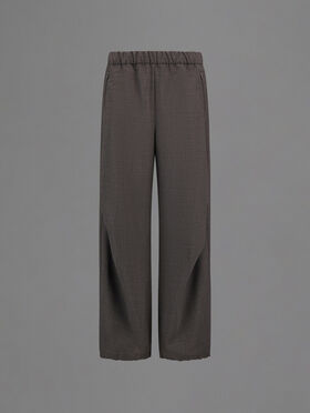 PANTALON LAMINAR EN WOOL TOUCH