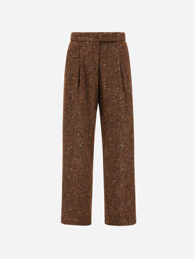 BABY ALPACA AND WOOL TROUSERS