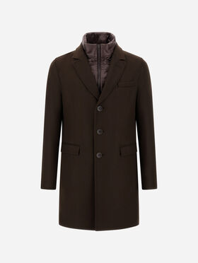 ECOWOOL AND NYLON ULTRALIGHT COAT