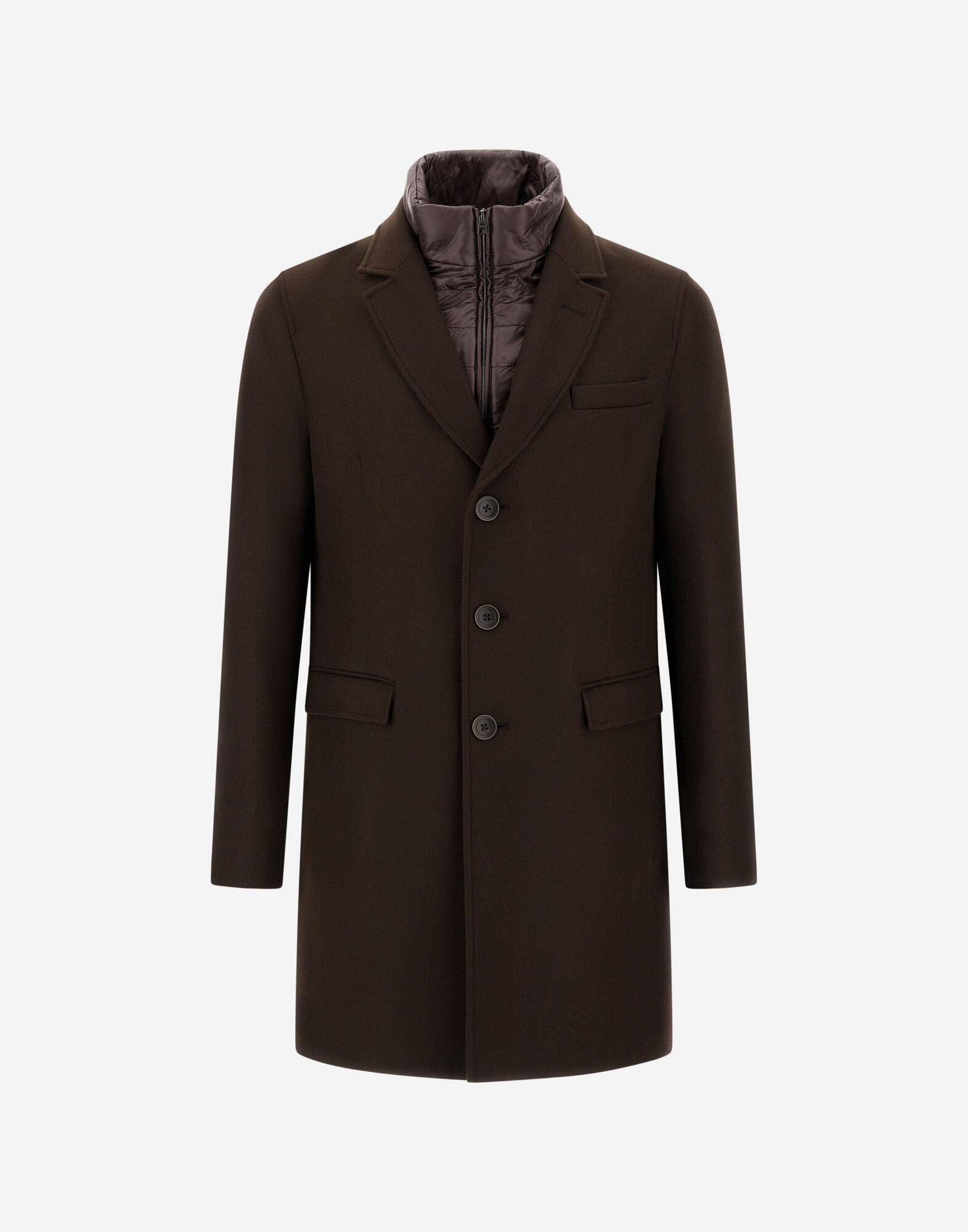CAPPOTTO IN ECOWOOL E NYLON ULTRALIGHT