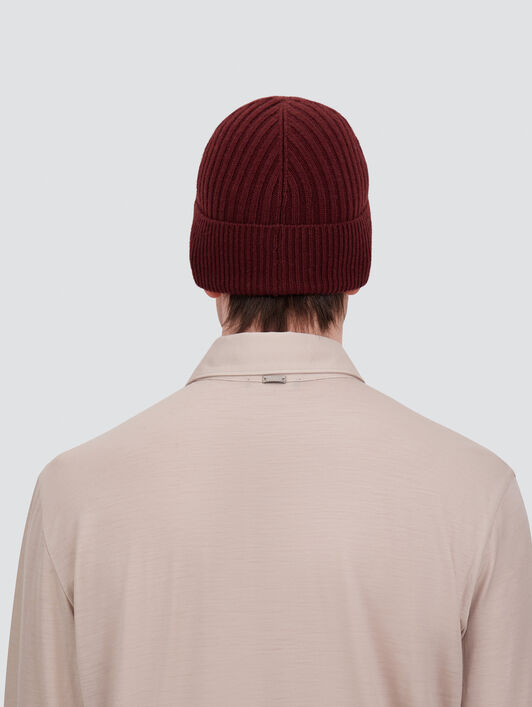 BEANIE AUS WOLLE IM RIPPSTRICK