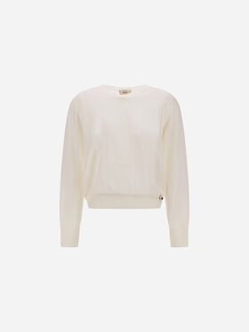 EXTRA-FINE MERINO WOOL V-NECK JUMPER