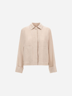 JACKE RESORT AUS DÉLAVÉ-LEINEN