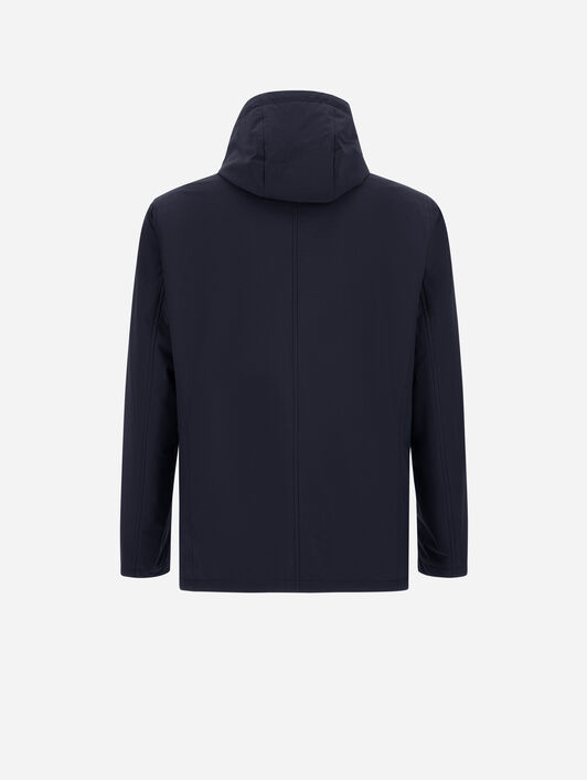 BLAZER RESORT AUS ELASTISCHEM NYLON MIT MÉLANGE-EFFEKT