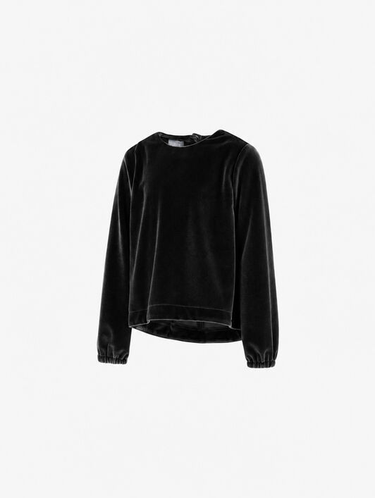 SMOOTH VELVET BLOUSE