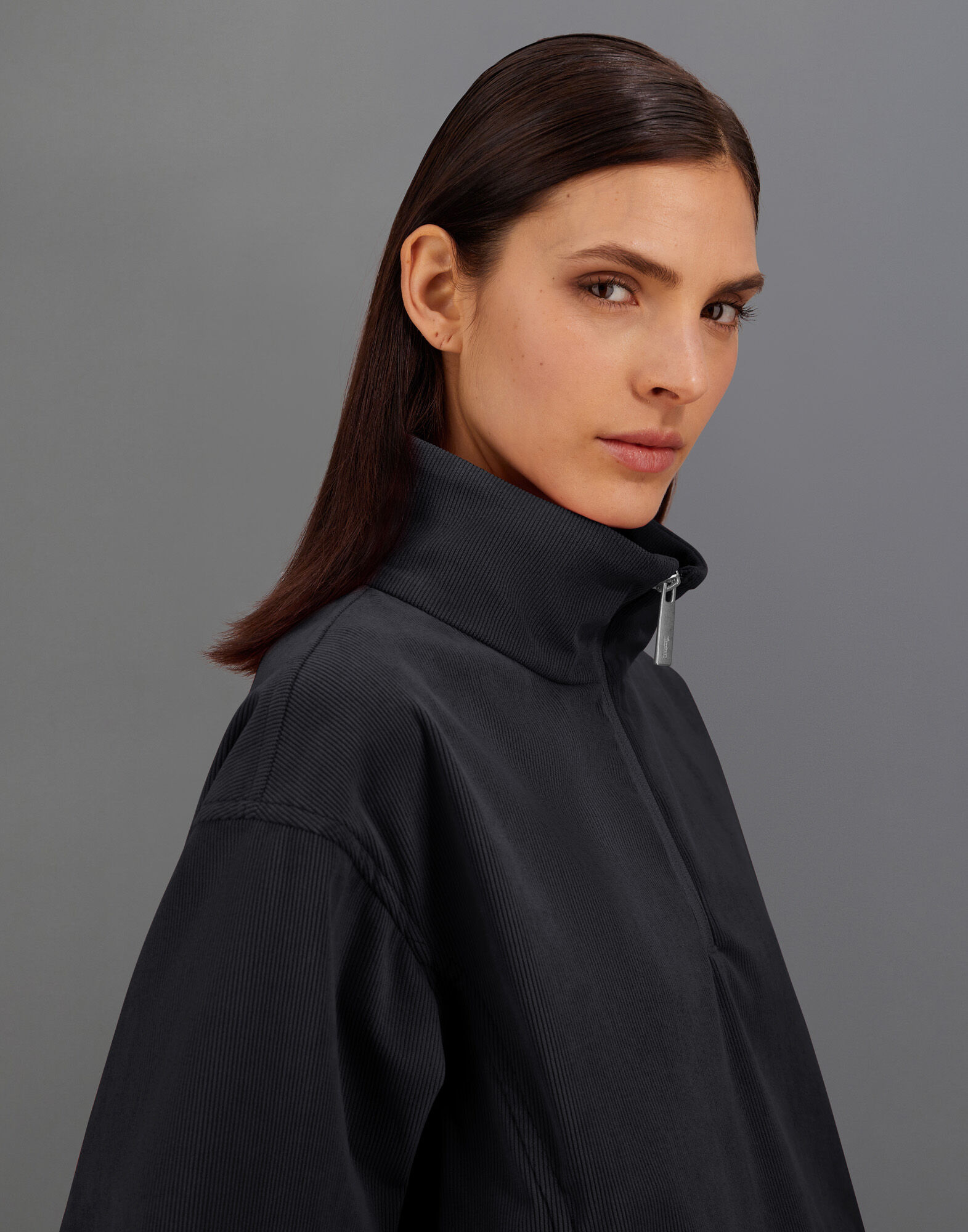 VESTE LAMINAR EN WASHED TECH-CORDUROY