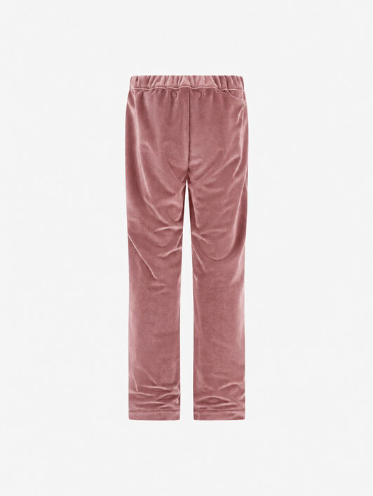 SMOOTH VELVET TROUSERS