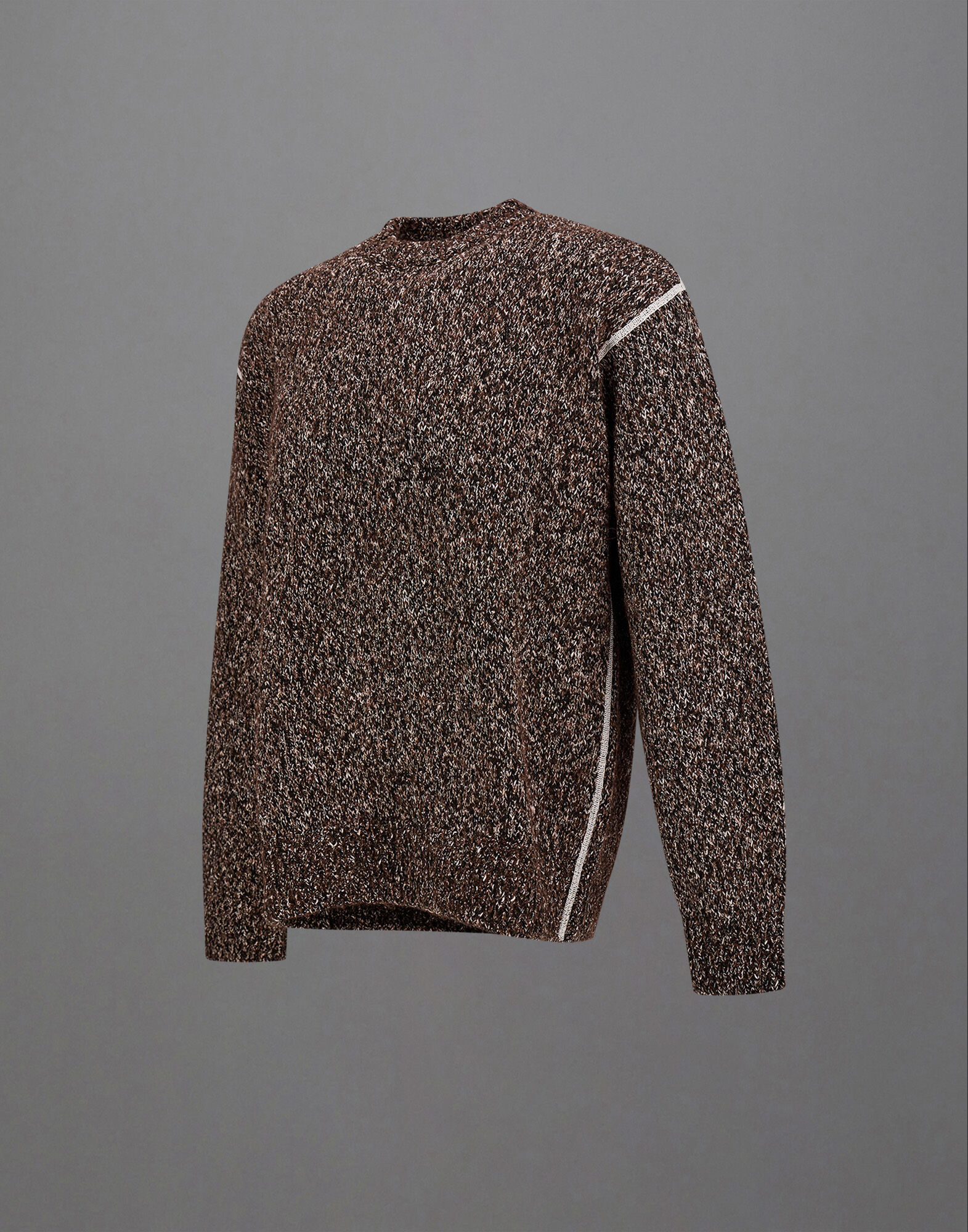 LAMINAR JUMPER IN MOULINÉ KNIT