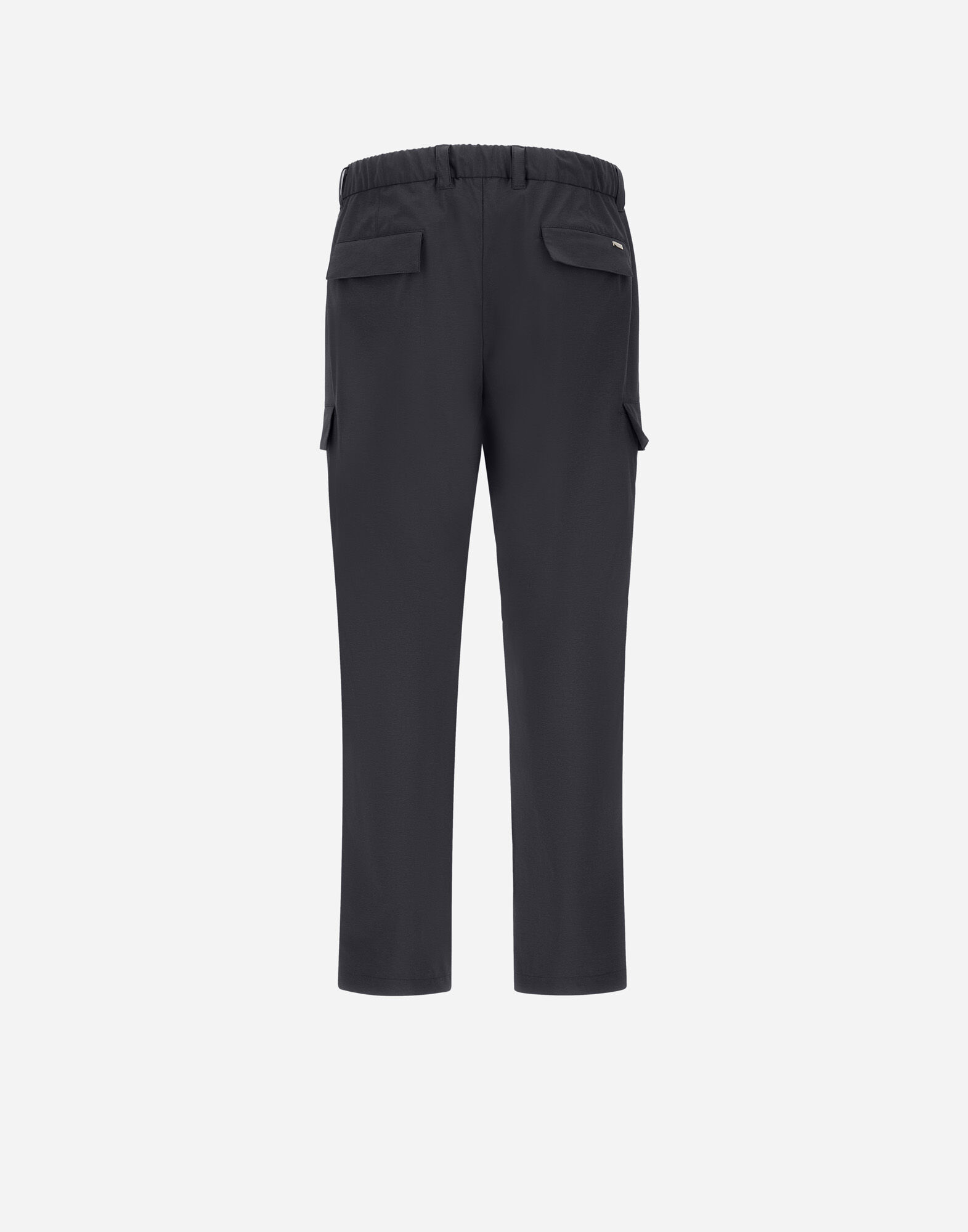 CARGOHOSE RESORT AUS ELASTISCHEM NYLON MIT MÉLANGE-EFFEKT