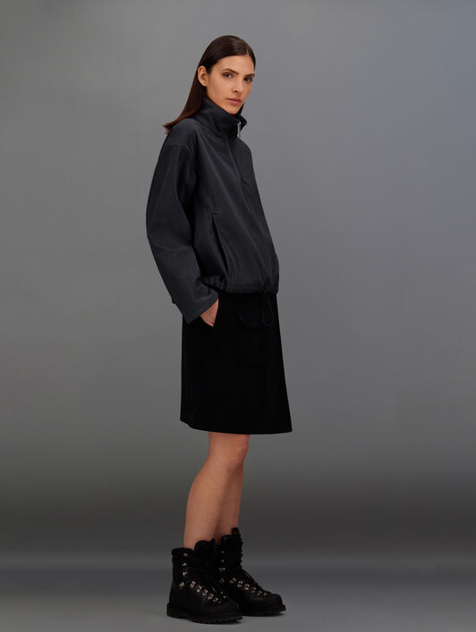 VESTE LAMINAR EN WASHED TECH-CORDUROY