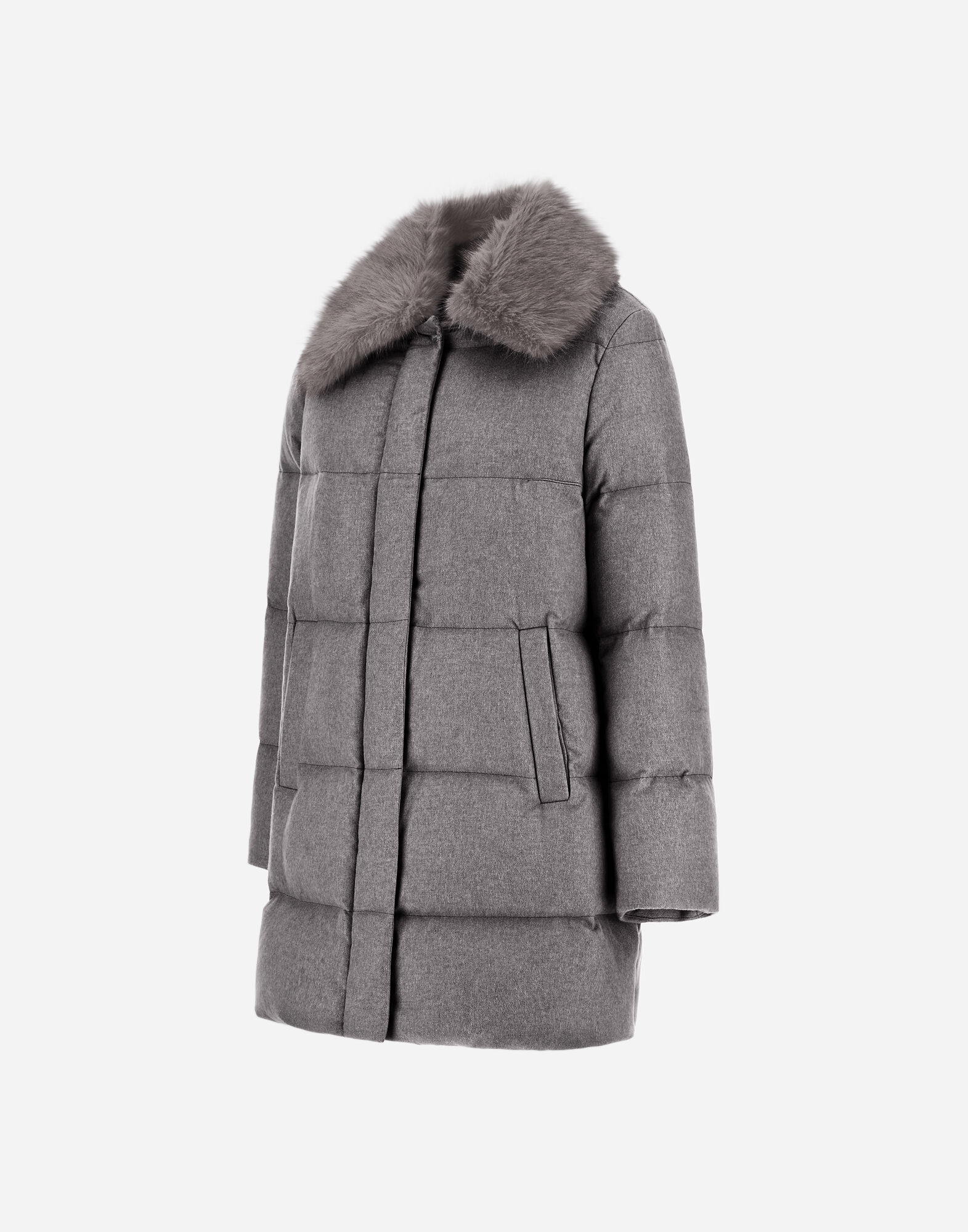 VESTE TRAPÈZE EN CACHEMIRE ET SOIE