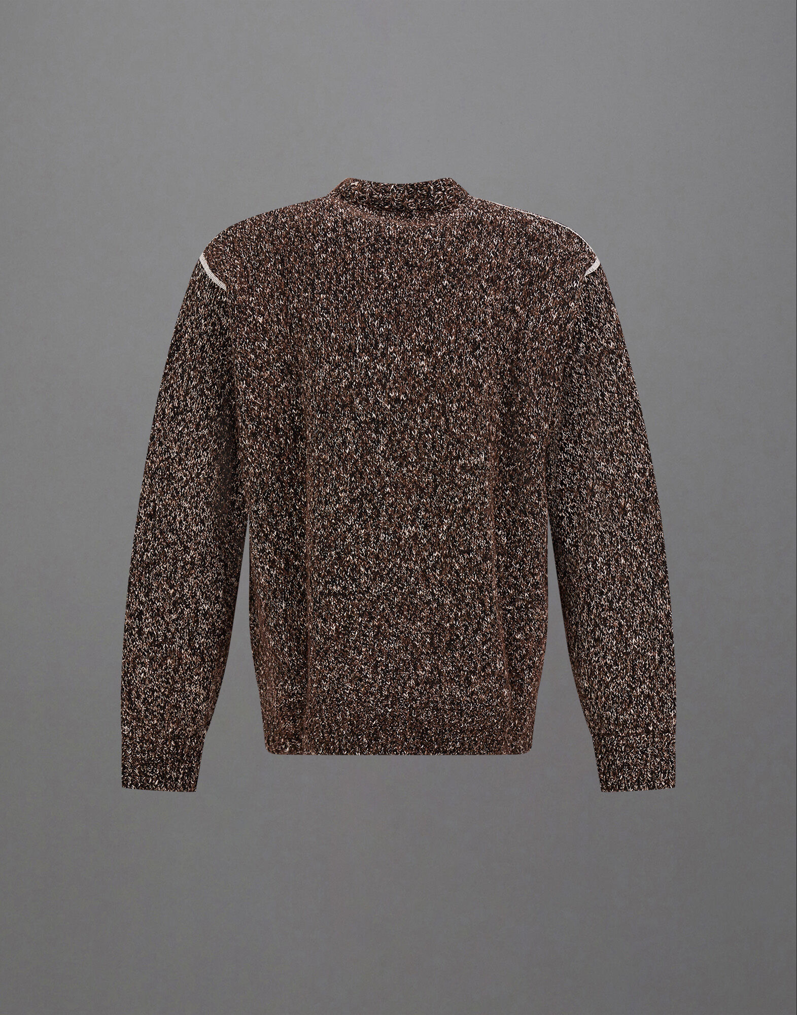 LAMINAR JUMPER IN MOULINÉ KNIT