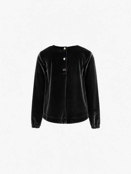 SMOOTH VELVET BLOUSE