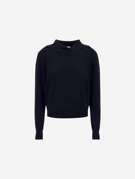 STOCKING STITCH WOOL JUMPER