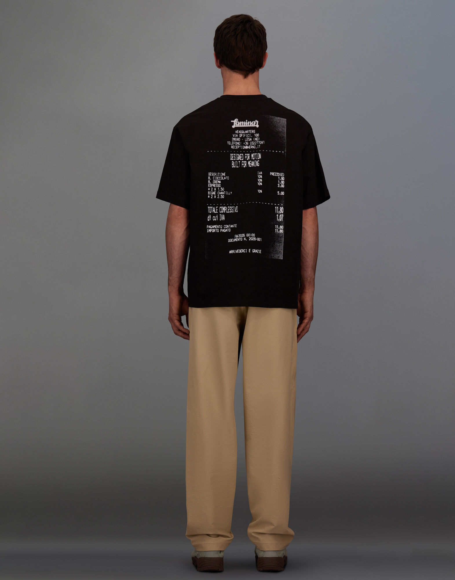 ラミナー コンパクトジャージー Tシャツ