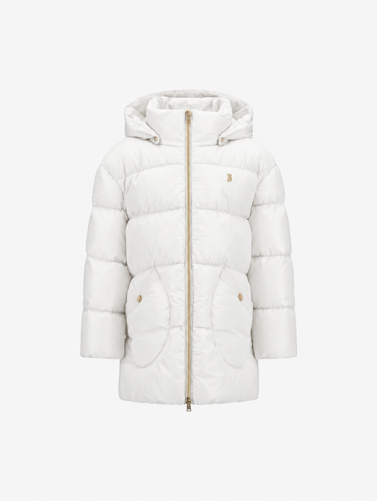 CHAQUETA DE CORTE ACAMPANADO DE BABY TAFETÁN