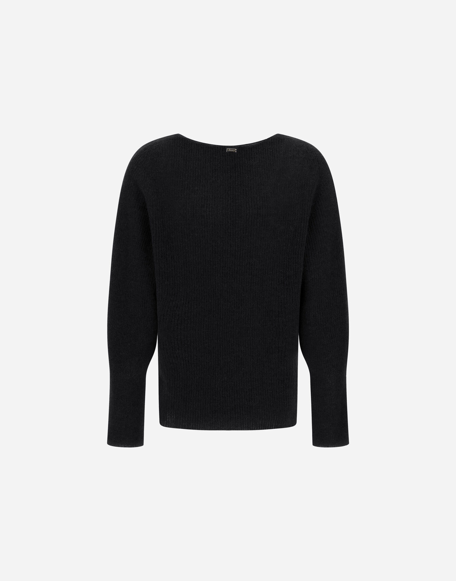 ALPACA AND WOOL STOCKING-STITCH JUMPER